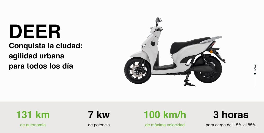 MOTOCICLETA ELÉCTRICA Efun DEER 7KW 63 AH - vehículos eléctricos