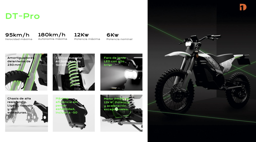 MOTO ELECTRICA DIMENTRO HT-PRO 6KW - vehículos eléctricos