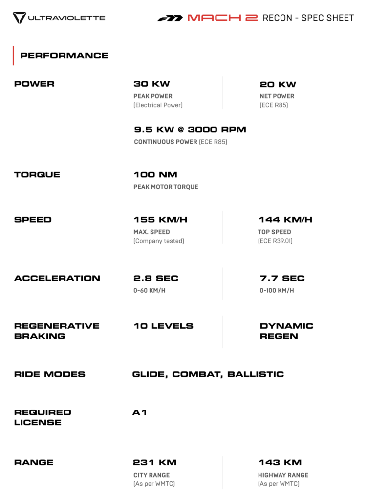 MOTOCICLETA ELÉCTRICA ULTRAVIOLETTE F77 - vehículos eléctricos